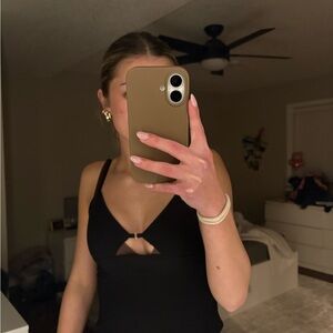 Edikted Black Textured Top